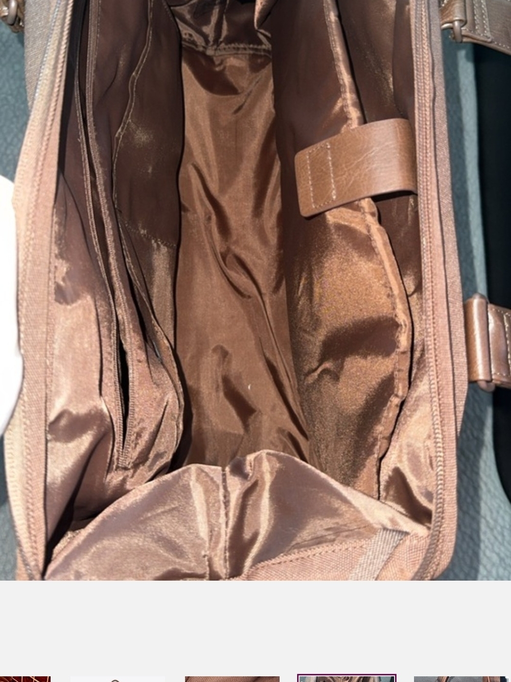 BEIS Mini Weekender Bag-Maple - Picture 5 of 7